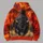 Charging Bison In Fiery Grassland For Bold Outdoor Adventures And Everyday Wear All-over Print Hoodie (Lightweight) - 5