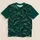 Emerald Football Feather Motifs for Game Day Tailgates and City Sports Fans All-over Print Unisex T-shirt - 5
