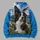 Border Collie Under Open Sky for Countryside Walks and Everyday Outdoor Adventures All-over Print Hoodie (Lightweight) - 5