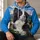 Border Collie Under Open Sky for Countryside Walks and Everyday Outdoor Adventures All-over Print Hoodie (Lightweight) - 6
