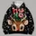 Christmas Reindeer and Candy Cane Letters for Festive Winter Celebrations All Season All-over Print Hoodie (Lightweight) - 4