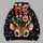 Christmas Reindeer and Candy Cane Letters for Festive Winter Celebrations All Season All-over Print Hoodie (Lightweight) - 5