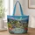 Moonlit Cottage Village And Wildflower Meadow For Garden Lovers And Cottagecore Fans Quilted Tote Bag - 1