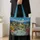 Moonlit Cottage Village And Wildflower Meadow For Garden Lovers And Cottagecore Fans Quilted Tote Bag - 4