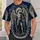 Saint Michael Winged Shield and Sword for Christian Gatherings and Everyday Wear All-over Print Unisex T-shirt - 6