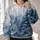 Icy Blue Winter Forest and Snowy Evergreen for Quiet Nature Escapes All-over Print Hoodie (Lightweight) - 2
