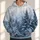 Icy Blue Winter Forest and Snowy Evergreen for Quiet Nature Escapes All-over Print Hoodie (Lightweight) - 1