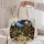 Moonlit Woodland Cottage Village for Cozy Laundry Days and Rustic Home Living Gifts Quilted Tote Bag - 5