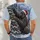Snowy Gorilla Decorating Christmas Tree for Festive Holiday Celebrations All-over Print Unisex T-shirt - 4