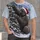 Snowy Gorilla Decorating Christmas Tree for Festive Holiday Celebrations All-over Print Unisex T-shirt - 1