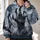 Foggy Graveyard And Reaching Undead Hand For Eerie Halloween Nights And Dark Style All-over Print Hoodie (Lightweight) - 2