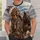 Indigenous Warrior and Eagle Portrait for Everyday Wear and Cultural Appreciation All-over Print Unisex T-shirt - 6