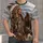 Indigenous Warrior and Eagle Portrait for Everyday Wear and Cultural Appreciation All-over Print Unisex T-shirt - 1
