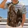 Indigenous Warrior and Eagle Portrait for Everyday Wear and Cultural Appreciation All-over Print Unisex T-shirt - 2