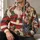 Vintage Santa Circus Scene for Festive Holiday Gatherings and Cozy Winter Weekends All-over Print Hoodie (Lightweight) - 6