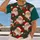 Jolly Bearded Holiday Gift Bearer and Evergreen Boughs for Festive Christmas Gatherings All-over Print Unisex T-shirt - 2