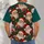 Jolly Bearded Holiday Gift Bearer and Evergreen Boughs for Festive Christmas Gatherings All-over Print Unisex T-shirt - 4