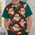 Jolly Bearded Holiday Gift Bearer and Evergreen Boughs for Festive Christmas Gatherings All-over Print Unisex T-shirt - 6