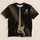 Electric Bass Guitar Woodgrain Look for Stage Nights and Music Practice Fans All-over Print Unisex T-shirt - 5