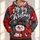 Cheerful Snowman and Christmas Doodles for Holiday Parties and Winter Cheer All-over Print Hoodie (Lightweight) - 1