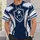 Navy Football Shield And Star For Game Day Wear And Casual Fan Outings All-over Print Unisex T-shirt - 6