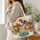 Whimsical Rooster And Hen Family Laundry Room Cheer For Farmhouse Chicken Lovers Gift Quilted Tote Bag - 3