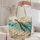 Sea Turtle Ocean Shore Keepsake for Beach Lovers and Coastal Nature Enthusiasts Gift Quilted Tote Bag - 5