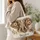 Vintage Elephant and Autumn Blooms for Safari-Inspired Living and Thoughtful Gifting Quilted Tote Bag - 3