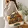 Autumn Miniature Bookshop Scene for Cozy Reading Days and Thoughtful Book Lover Gifts Quilted Tote Bag - 3
