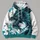 Teal Dragon Artwork for Fitness and Running, Bold Style for Mythical Creature Fans All-over Print Hoodie (Lightweight) - 4