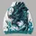 Teal Dragon Artwork for Fitness and Running, Bold Style for Mythical Creature Fans All-over Print Hoodie (Lightweight) - 5