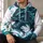 Teal Dragon Artwork for Fitness and Running, Bold Style for Mythical Creature Fans All-over Print Hoodie (Lightweight) - 6