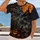 Haunted Castle, Bats And Glowing Pumpkins For Halloween Nights And Autumn Parties All-over Print Unisex T-shirt - 2