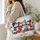 Christmas Snowman Family with Gift Boxes for Festive Winter Celebrations and Holiday Cheer Quilted Tote Bag - 3