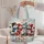 Christmas Snowman Family with Gift Boxes for Festive Winter Celebrations and Holiday Cheer Quilted Tote Bag - 5