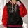 Snarling Black Cat Halloween Style For Spooky Autumn Nights And Bold Alternative Looks All-over Print Hoodie (Lightweight) - 2