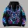 Neon Stag Antlers for Hiking, Hunting, and Bold Outdoor Style All-over Print Hoodie (Lightweight) - 5