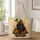 Gothic Witch and Raven Halloween Keepsake for Spooky Season and Witchy Fall Style Quilted Tote Bag - 1