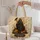 Gothic Witch and Raven Halloween Keepsake for Spooky Season and Witchy Fall Style Quilted Tote Bag - 5