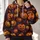 Halloween Jack-O'-Lanterns and Spiderwebs for Autumn Parties and Everyday Seasonal Wear All-over Print Hoodie (Lightweight) - 2