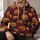 Halloween Jack-O'-Lanterns and Spiderwebs for Autumn Parties and Everyday Seasonal Wear All-over Print Hoodie (Lightweight) - 6