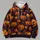 Halloween Jack-O'-Lanterns and Spiderwebs for Autumn Parties and Everyday Seasonal Wear All-over Print Hoodie (Lightweight) - 4