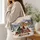 Snowy Cabin and Family Christmas Keepsake for Cozy Rustic Winter Holiday Gatherings Quilted Tote Bag - 3
