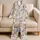 Cute Cartoon Animal Friends for Cozy Evenings and Relaxed Weekend Lounging at Home Satin Pajamas Set - 5