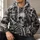 Interlocking Skull And Bone Motifs For Dark Alternative Everyday Streetwear Enthusiasts All-over Print Hoodie (Lightweight) - 6