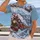Santa's Winter Train and Reindeer for Christmas Celebrations and Holiday Gatherings All-over Print Unisex T-shirt - 2