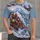 Santa's Winter Train and Reindeer for Christmas Celebrations and Holiday Gatherings All-over Print Unisex T-shirt - 1