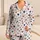 Multicolor Mini Hearts for Cozy Romantic Evenings and Sweet Everyday Lounging Satin Pajamas Set - 1