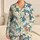 Blue Sea Turtles and Seashells for Relaxed Summer Getaways, Gifts for Ocean Lovers Satin Pajamas Set - 1