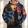 Halloween Witch Haunted Manor Autumn Night Scene for Seasonal Celebrations All-over Print Hoodie (Lightweight) - 1